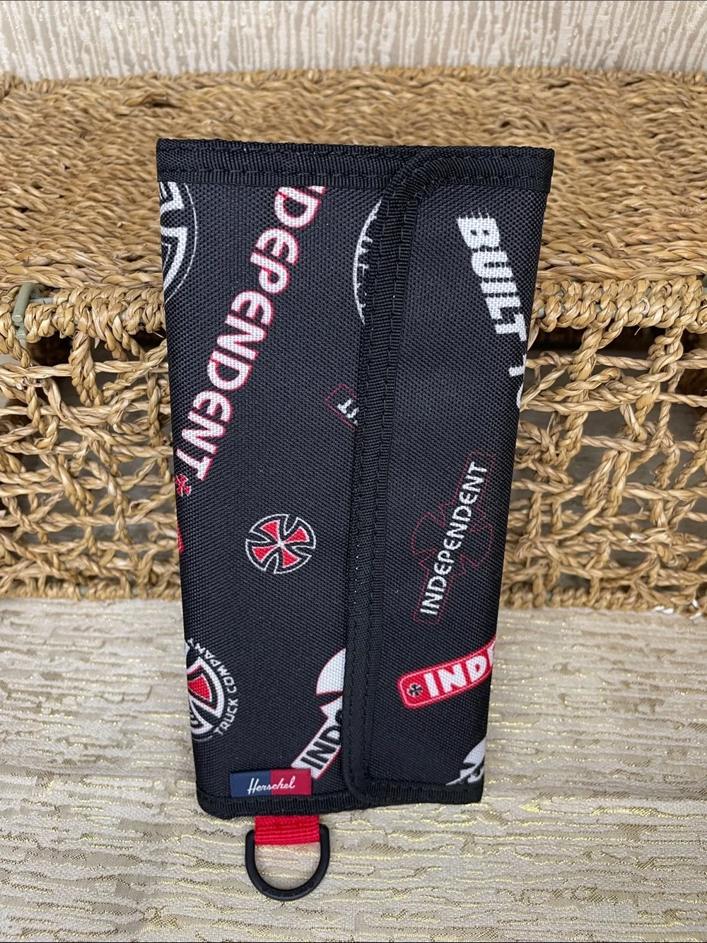 Independent Skate Wallet in Black & Red by Herschel